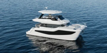 Aquila 46 Yacht out at sea