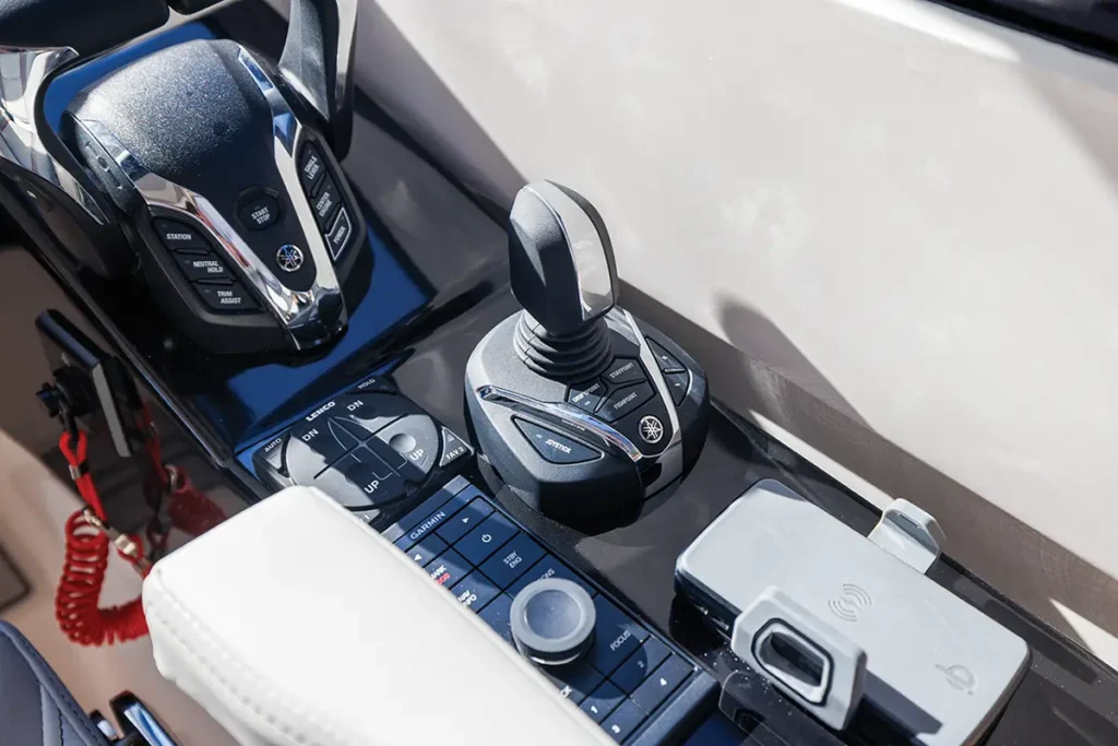 Solara's S-310 SB Joystick control close-up