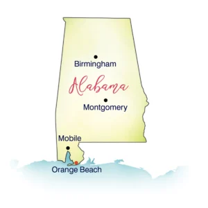 Alabama state outline