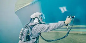 Craftsman applies Awlgrip paint