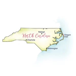 North Carolina state outline
