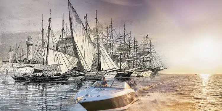 History of boat building in America