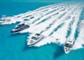Formula Boats running on the water