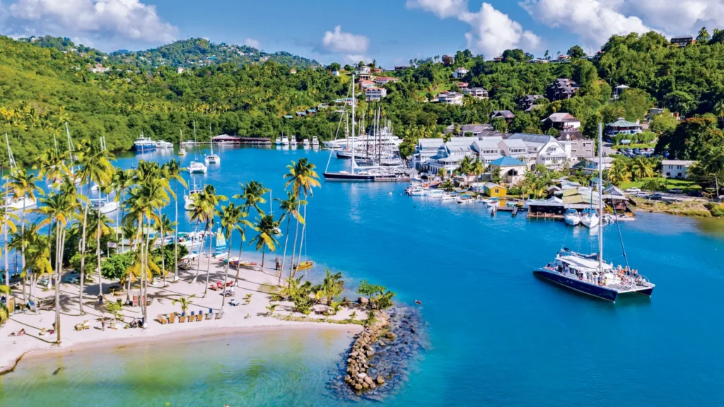 Marigot Bay Yacht Haven in St. Lucia