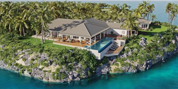 Montage Cay private residence with access to the Sea of Abaco
