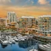 Superyachts docked at Pier Sixty-Six marina in Fort Lauderdale, Florida