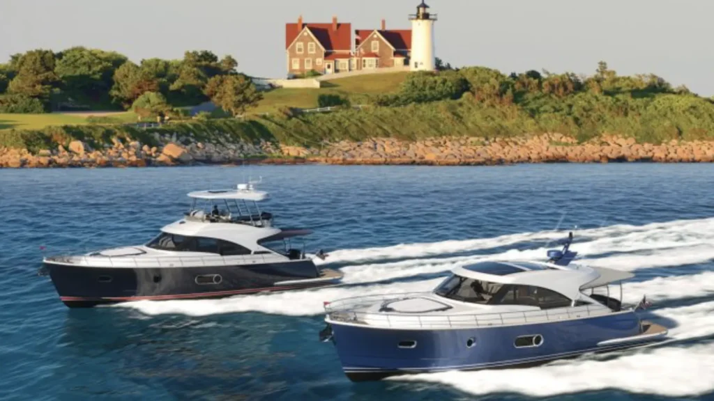 Riviera's Belize 55 Daybridge makes its world premiere at Newport