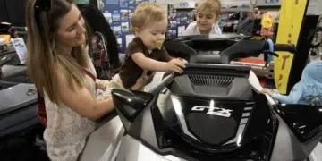 Mom and kids check out new tech at FLIBS
