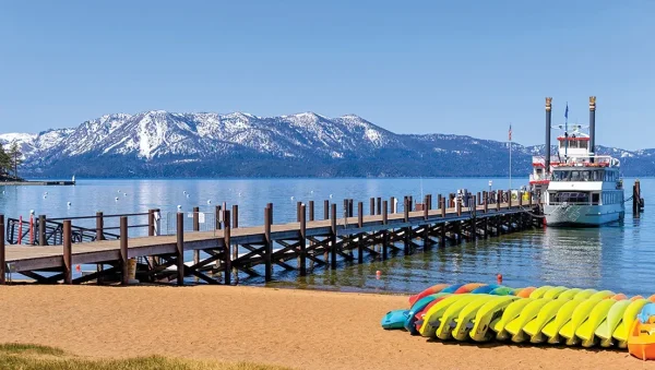Zephyr Cove beach, Lake Tahoe